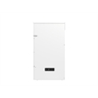Northfield Full Solid Wood Modern Murphy Bed Chest with Mattress in White