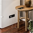 Northfield Full Solid Wood Modern Murphy Bed Chest with Mattress in White