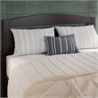 Warren Arched Horizontal Slat Solid Wood Headboard Full in Espresso