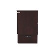 Nantucket Full Wood Murphy Bed Chest w/Mattress and Built-in Charger in Espresso