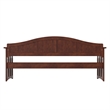 AFI Nantucket Mid-Century Solid Wood Twin Daybed in Walnut