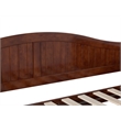 AFI Nantucket Mid-Century Solid Wood Twin Daybed with Twin Trundle in Walnut