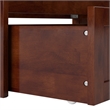 AFI Nantucket Mid-Century Solid Wood Twin Daybed with Set of 2 Drawers in Walnut