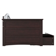 AFI Acadia Mid-Century Solid Wood Twin Daybed with Set of 2 Drawers in Espresso