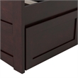 AFI Acadia Mid-Century Solid Wood Twin Daybed with Set of 2 Drawers in Espresso