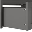AFI Nantucket Mid-Century Solid Wood Twin Daybed with Set of 2 Drawers in Gray