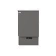 AFI Sydney Queen Solid Wood Murphy Bed Chest with Mattress in Gray