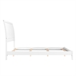 Portland Queen Solid Wood Foundation Bed in White