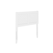 Canyon Twin Wood Headboard in White