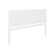 Canyon King Wood Headboard in White