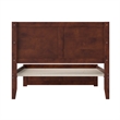 Canyon Full Wood Platform Bed with Matching Footboard in Walnut