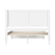Canyon Queen Wood Platform Bed with Matching Footboard in White
