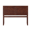 Canyon Queen Wood Headboard in Walnut