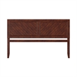 Canyon King Wood Headboard in Walnut