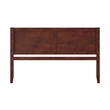 Canyon King Wood Headboard in Walnut
