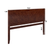 Canyon King Wood Headboard in Walnut