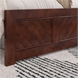 Canyon Twin XL Wood Platform Bed with Matching Footboard in Walnut