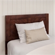 Canyon Twin XL Wood Platform Bed with Matching Footboard in Walnut