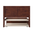 Canyon Full Wood Platform Bed with Matching Footboard & Full Trundle in Walnut