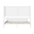 Canyon Queen Foundation Bed Frame with Matching Footboard in White
