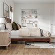 Canyon Queen Foundation Bed Frame with Matching Footboard in Walnut