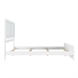 Canyon King Foundation Bed Frame with Matching Footboard in White
