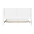 Canyon King Foundation Bed Frame with Matching Footboard in White