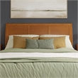 Portland King Sleigh Wood Headboard in Light Toffee
