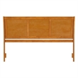 Portland King Sleigh Wood Headboard in Light Toffee