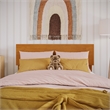 Orlando Twin Modern Wood Panel Headboard in Light Toffee