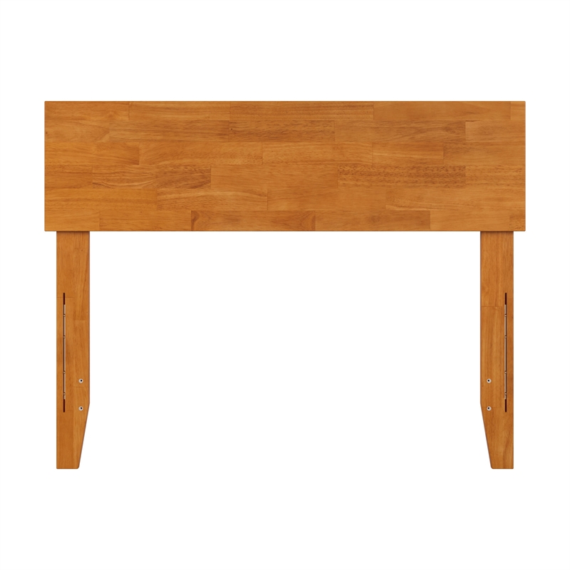 Orlando Twin Modern Wood Panel Headboard in Light Toffee
