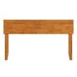 Orlando Full Modern Wood Panel Headboard in Light Toffee