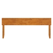 Orlando King Modern Wood Panel Headboard in Light Toffee