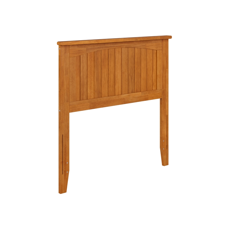 Nantucket Twin Wood Panel Headboard in Light Toffee