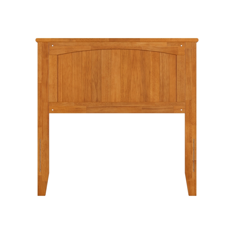 Nantucket Twin Wood Panel Headboard in Light Toffee