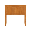 Nantucket Twin Wood Panel Headboard in Light Toffee