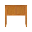 Madison Twin Solid Wood Panel Headboard in Light Toffee