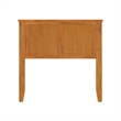 Madison Twin Solid Wood Panel Headboard in Light Toffee