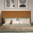 Portland Full Sleigh Wood Headboard in Light Toffee