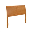 Portland Full Sleigh Wood Headboard in Light Toffee