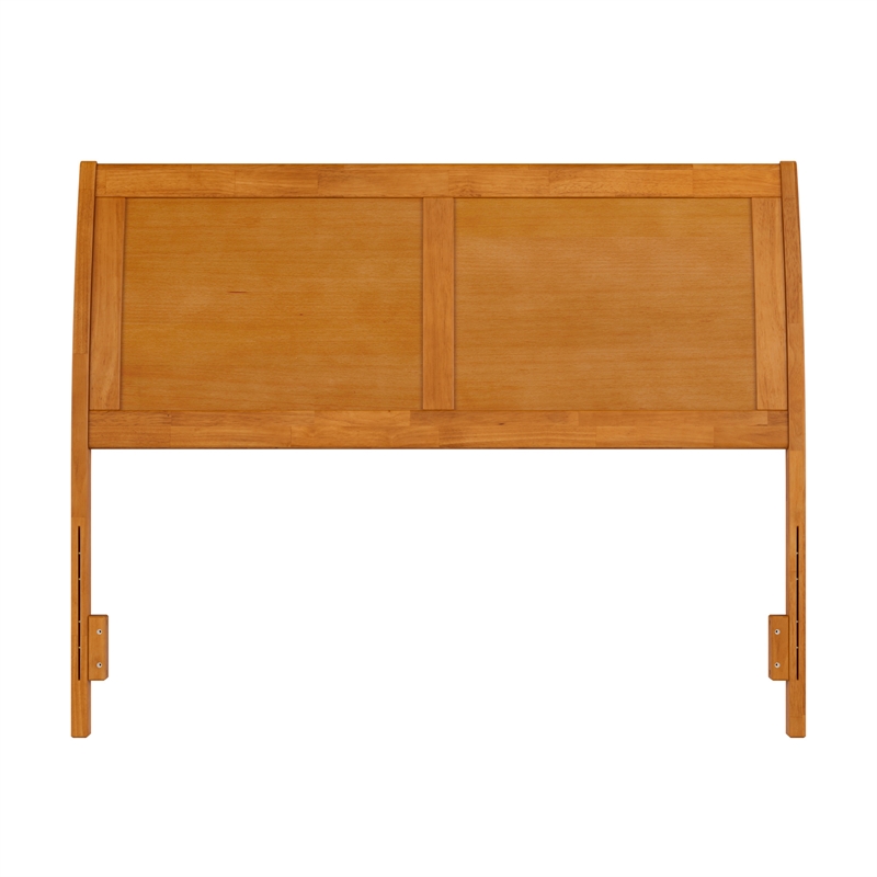 Portland Full Sleigh Wood Headboard in Light Toffee
