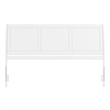 Portland King Sleigh Wood Headboard in White