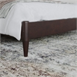 Aria Full Solid Wood Modern Low Profile Platform Bed in Espresso