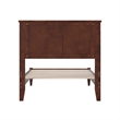 Charlotte Twin XL Solid Wood Low Profile Platform Bed in Walnut