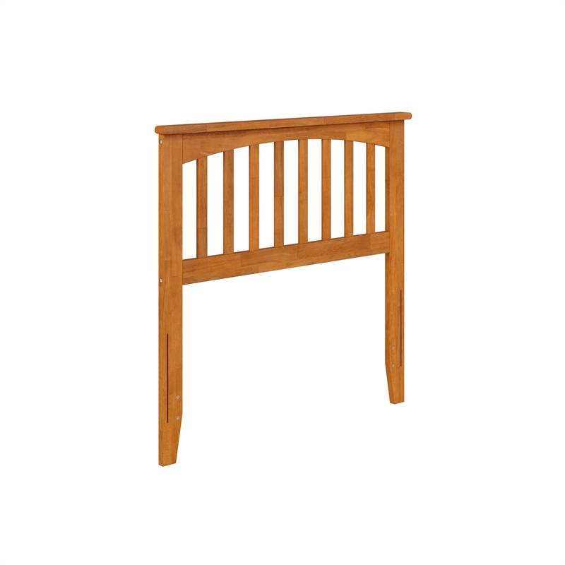 Mission Twin Wood Headboard in Light Toffee