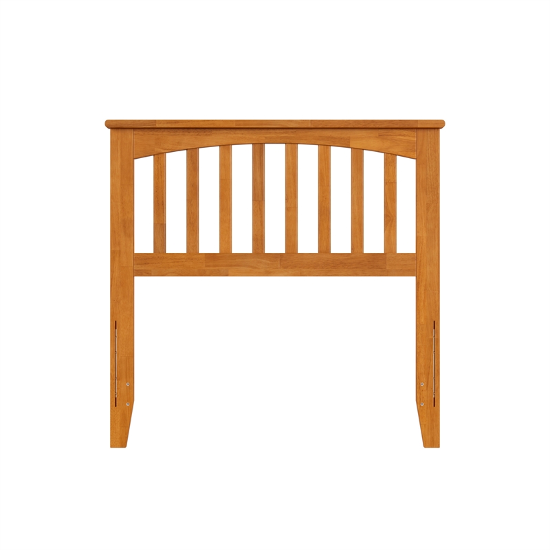 Mission Twin Wood Headboard in Light Toffee