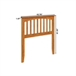 Mission Twin Wood Headboard in Light Toffee
