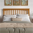 Mission Queen Wood Headboard in Light Toffee