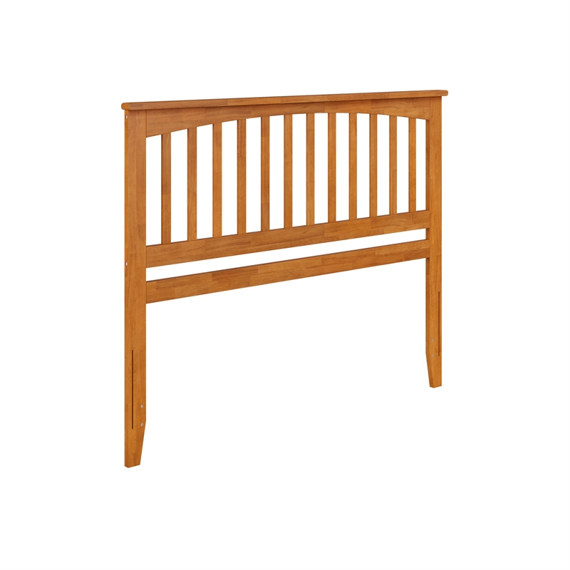 Mission Queen Wood Headboard in Light Toffee