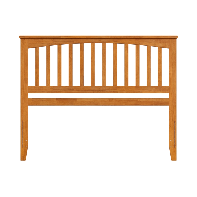 Mission Queen Wood Headboard in Light Toffee